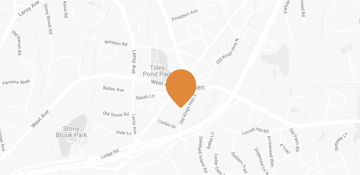 Darien location map