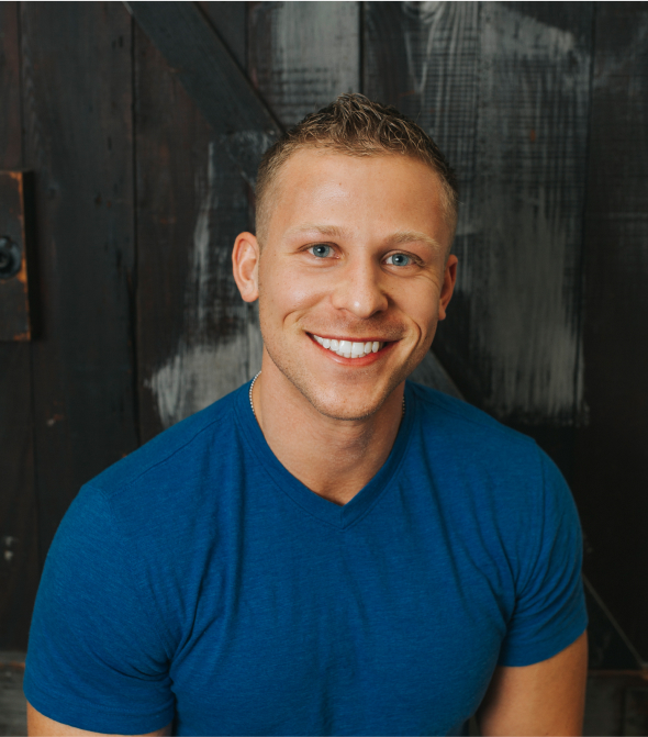Smiling Man After Clear Aligner Treatment